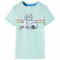 Tricou pentru copii, verde mentă deschis, 128 12047