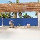 VidaXL Copertină laterală retractabilă, albastru, 180x1200 cm