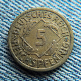 2h - 5 Reichspfennig 1925 F Germania / Pfennig Deutsches Reich, Europa