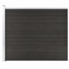 VidaXL Panou de gard, gri, 175x146 cm, WPC 148983