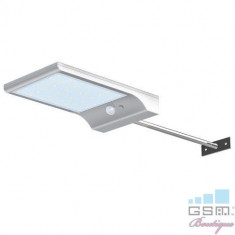 Corp Iluminat Exterior Tip Aplica LED Cu Panou Solar Si Senzor De Miscare foto
