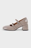 Vagabond Shoemakers pantofi de piele ADISON culoarea bej, cu toc drept, 5739-160-09