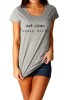 Tricou dama gri - Eat Clean Train Dirty - L, THEICONIC