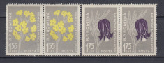 ROMANIA 1957 LP 432 b FLORA CARPATINA EROARE M PERECHE MNH foto