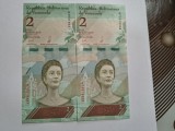 Bancnote Venezuela 2 bolivares 2018 UNC -consecutive