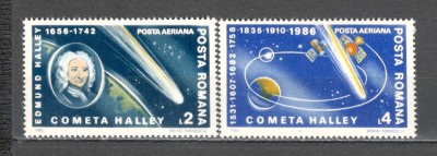 Romania.1986 Posta aeriana-Cometa Halley ZR.774 foto