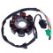 Magnetou Stator Aprindere Scuter Chinezesc Gy6 4T 8 Bobine 5 FIRE