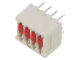Comutator DIP-SWITCH ON-OFF Poz: 2 -25&divide;70&deg;C THT cu Pini SPST