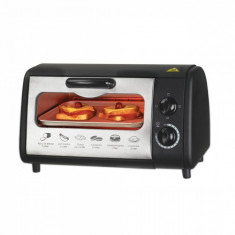 Mini Cuptor, Toaster SAPIR SP 1441 P, 600W, 9 litri, Timer, Tava, Negru foto