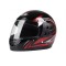 Casca moto/scuter Full face unisex, cu viziera, marime universala 56-62cm, neagra