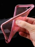 Husa Apple iPhone 7 Electroplating Rose-Auriu MyStyle, Bumper Silicon, Spate Plastic, Protectie, MyStyle