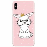 Husa silicon pentru Apple Iphone XS Max, Cute Rabbit