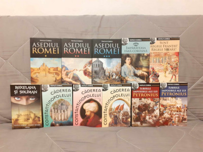 VINTILA CORBUL ROMANE ISTORICE (11 VOL) (CARTI NOI) foto