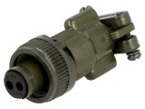 Conector circular Amphenol mufa cablu PIN 2 mamă lipire MS/DS 13A