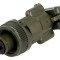 Conector circular Amphenol mufa cablu PIN 2 mamă lipire MS/DS 13A