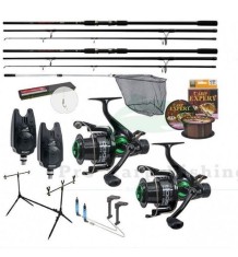 SET pescuit cu 2 lansete si 2 mulinete SMART DOUBLE BOILIE-3.6m