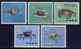 RyuKyu Islands 1968 - Fauna marina, crabi, serie neuzata