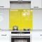 vidaXL Spate de bucătărie Galben 70 x 60 x 0.6 cm sticlă securizată 42001252