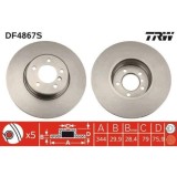 Set disc frana Land Rover Range Rover 3 (L322) 03.02-12.12, Fata, 344X29,9mm, ventilat, TRW