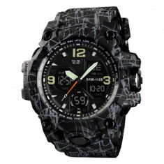 Ceas barbatesc, Skmei, Shock Resistant, Militar, Army, Sport, Rezistent la apa si socuri