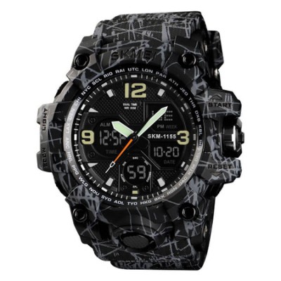 Ceas barbatesc, Skmei, Shock Resistant, Militar, Army, Sport, Rezistent la apa si socuri foto