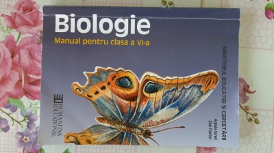 BIOLOGIE CLASA A VI A - IONEL , PARTIN - HUMANITAS foto