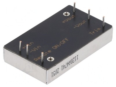 Convertor DC/DC 75W 9-36V la 5V 15A THT foto