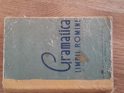 Gramatica limbii romane, Manual pt cl. a VII a, an 1960 foto