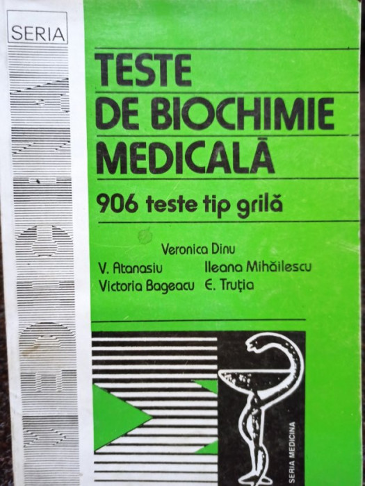 Veronica Dinu - Teste de biochimie medicala (1998)