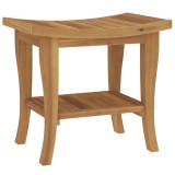 Cumpara ieftin Masuta laterala de baie, 50x35x45 cm, lemn masiv de tec