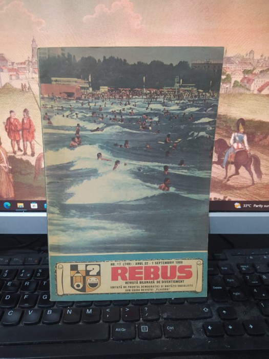 Rebus, revistă bilunară de divertisment, nr. 17 (749) anul 32, 1 sep. 1988 151