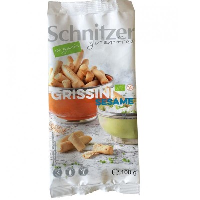 Mini Grisine cu Susan Fara Gluten Bio 100gr Schnitzer foto