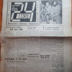 ziarul 24 ore din 29 ianuarie 1990-ziar din iasi