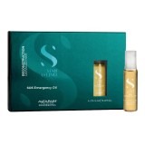 Fiole tratament serum pentru par degradat Milano Semi di Lino Reconstruction, 6*13 ml, Alfaparf