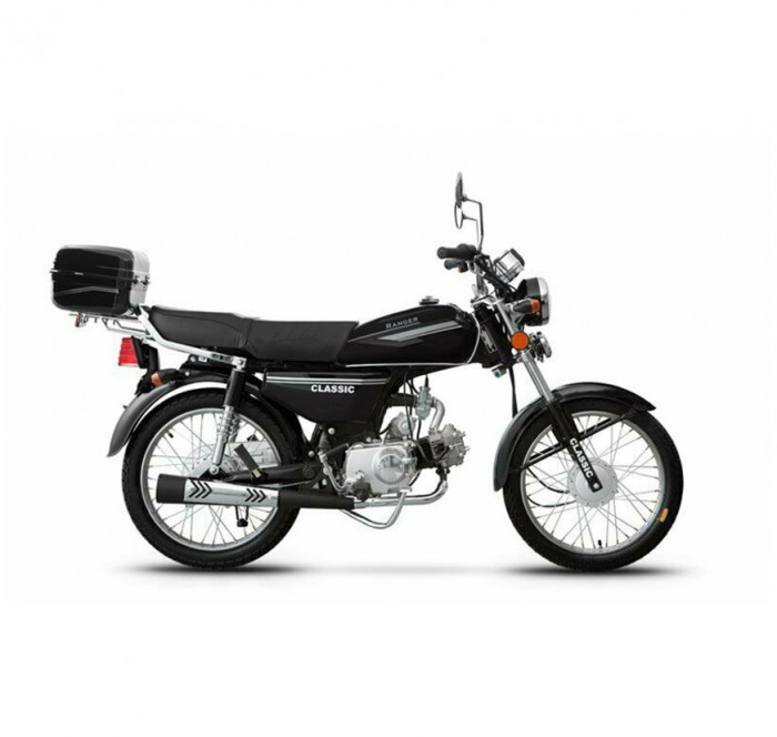 Motocicleta Ranger Classic 50cc, top case inclus, culoare negru Cod Produs: MX_NEW MXRANGER50N