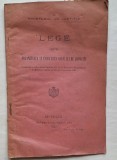 Legea organizării Corpului de Avocați &ndash; Imprimeria Statului, București 1923 &ndash; original