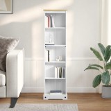 vidaXL Bibliotecă Alb 46 x 20 x 170 cm Lemn de pin masiv 42024947