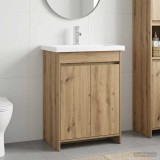 Cumpara ieftin Set de mobilier pentru baie Stejar Artizanal 61 x 40 x 84,5 cm
