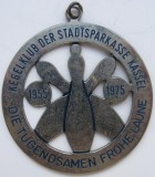 Medalie veche sport popice Germania Kassel 1975