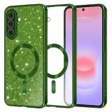 Asteroid GSM - Luxury Glitter MagSafe - Samsung Galaxy A37 5G - Deep Green