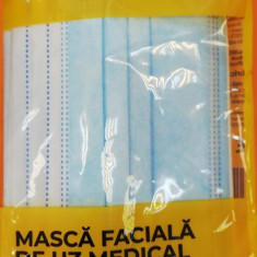Masca faciala de uz medical pentru copii, culoare: albastru