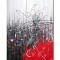 Tablou gigant abstract pictat manual, Fantezie in abstract 2, 120x90cm ulei pe panza in relief efect 3D, gata de agatat pe perete