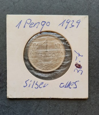 1 Pengő &amp;quot;Mikl&amp;oacute;s Horthy&amp;quot; 1939, Ungaria - A 3007 foto