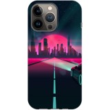 Husa compatibila cu Apple iPhone 14 model Night City, Silicon, TPU, Viceversa
