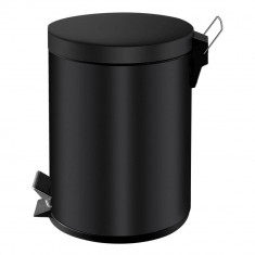 EKO Coș de gunoi cu pedală Classic, negru, 5 L