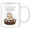 Cana alba personalizata pentru Paste, Happy Easter, INOVATIX&reg;. 330ml