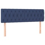 Cumpara ieftin Tablii de pat, albastru, 144x7x78/88 cm, textil