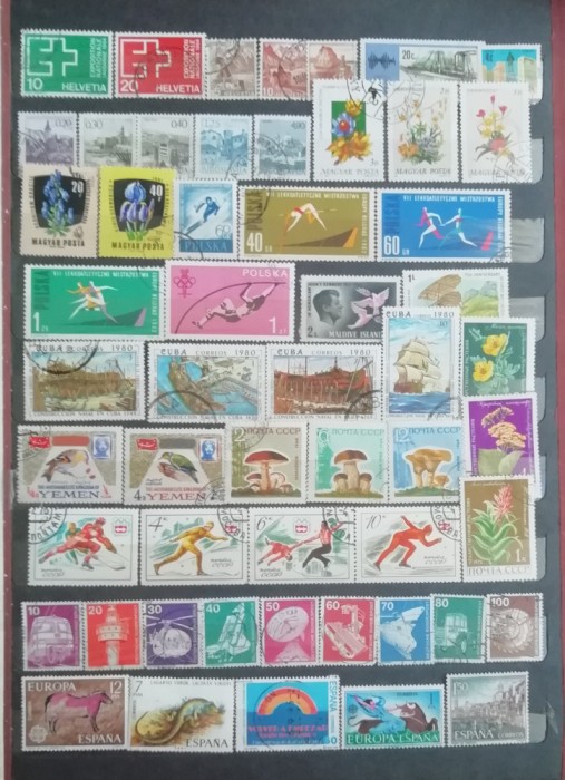 PS 74 - Lot timbre straine vech si foarte vechi - obliterate