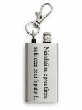 Cumpara ieftin Breloc metalic multifunctional gravat Niciodata nu e prea tarziu sa fii ceea ce ai fi putut fi. , cu rezervor reincarcabil si fitil, accesoriu EDC pen