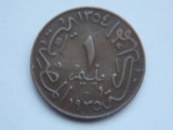 1 MILLIEME 1935 EGIPT-FUAD I, Africa